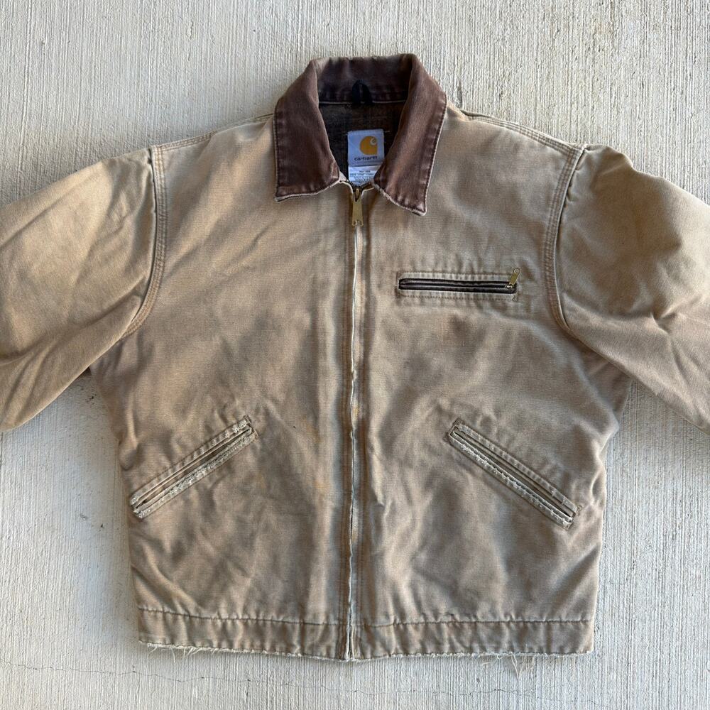 Carhartt J97 CML brown detroit work wear jacket - Picture 2 of 8